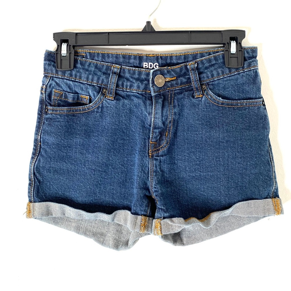 BDG Urban Outfitters Mid Rise Alexa Cuffed Jean Shorts